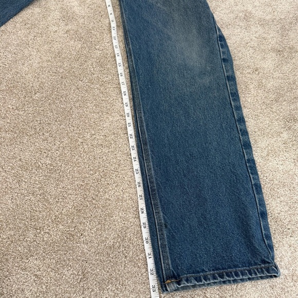 Carhartt Traditional Fit Straight Leg Dark Denim Jeans Men's B480-DVB Size 36x34 - Picture 10 of 10